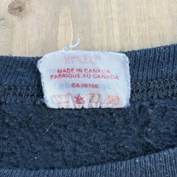 Vintage 90s Tough Hombre Big Rig Trucker Sweatshirt Quest Sportswear XL - Picture 5 of 8